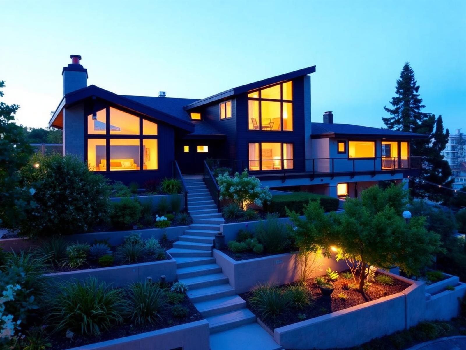 Canyon Hillside Modern — Studio City